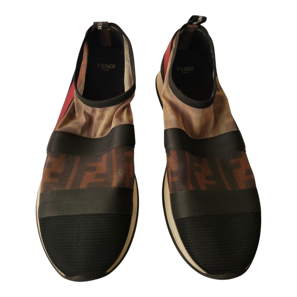 Fendi Zucca Women's Shoes Sneakers Mesh Size EU 38 / US 8 - Picture 4 of 9